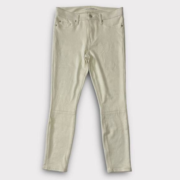 7 For All Mankind The Skinny Faux Suede Skinny Pants Size 30 - Picture 11 of 11